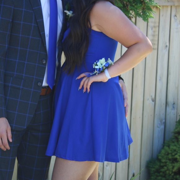 Blue Flowy Dress - Picture 2 of 3